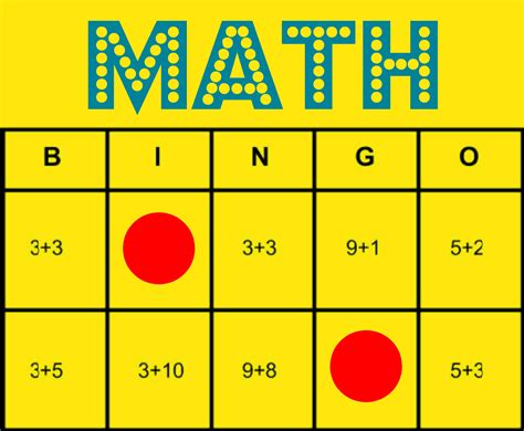 Math Bingo Cards For Kids .